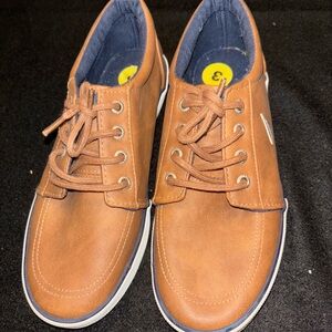 Nautica boys brown casual sneaker